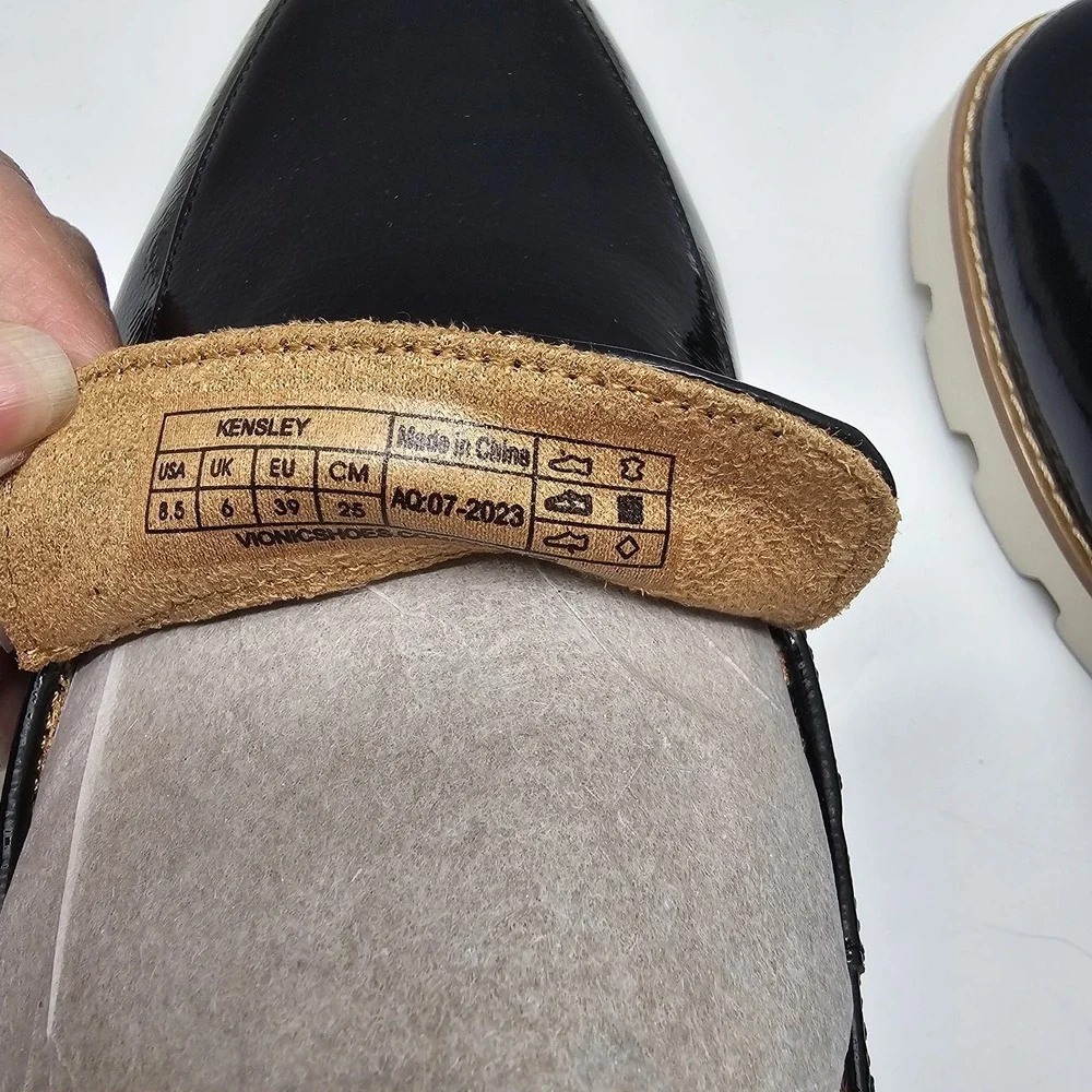 Vionic Women's Kensley Slip‎ On Loafer Size 8.5 Black New - Picture 7 of 11